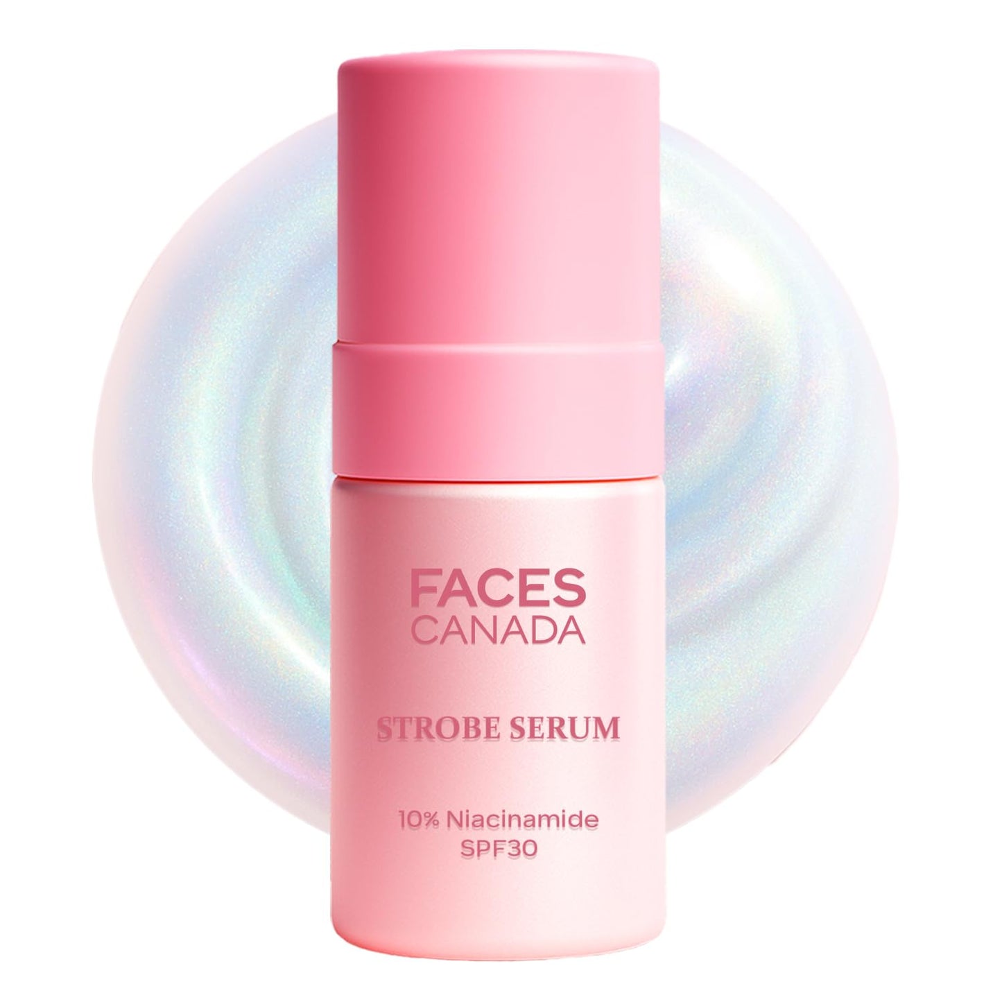 FACES CANADA Strobe Serum - 27ml | Brigtening Serum + Strobe Cream + SPF 30 Sunscreen | 10% Niacinamide | Removes Dark Spots & Hyperpigmentation | GlowLift Complex | Instant Glow