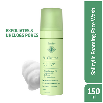 Indulgeo Essentials Sal Cleanse - Salicylic Acid Foaming Face Wash