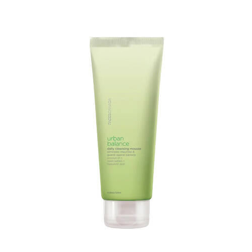 A tube of Faces Canada Urban Balance Daily Cleansing Mousse with a green label.