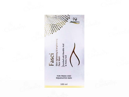 Fasci skincare product packaging on a white background