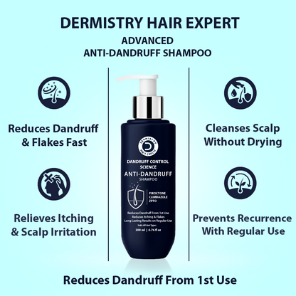 Dermistry Anti-Dandruff Control Shampoo Mask & Serum