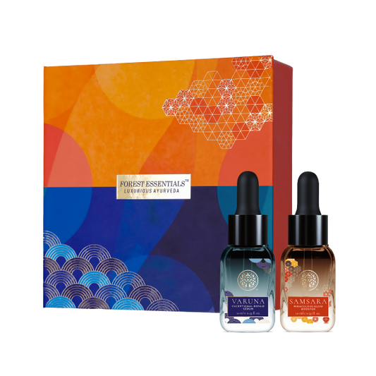 Forest Essentials High-Performance Day & Night Face Serums Duo