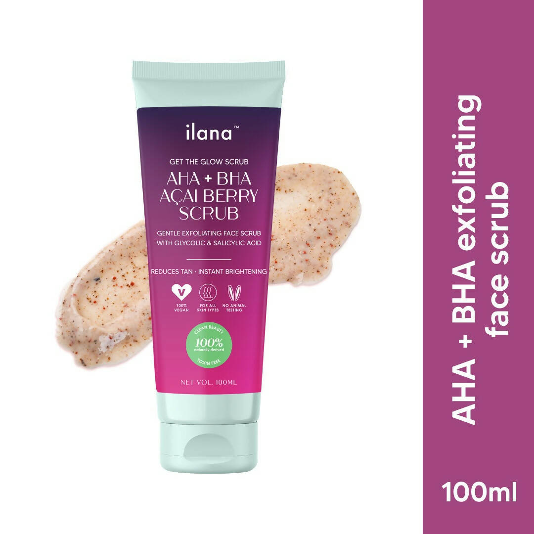 Ilana Get The Glow - AHA BHA Gentle Exfoliating Cream Face Scrub