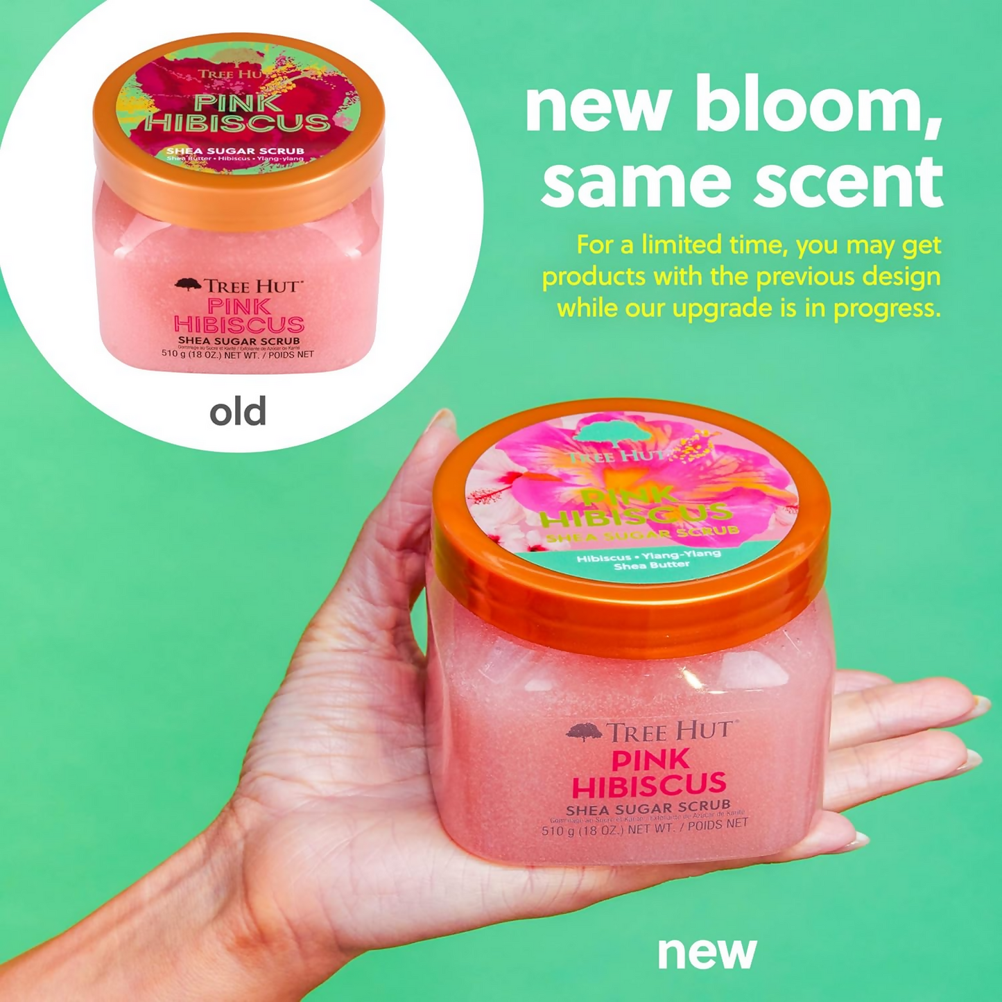 Tree Hut Pink Hibiscus Shea Sugar Scrub