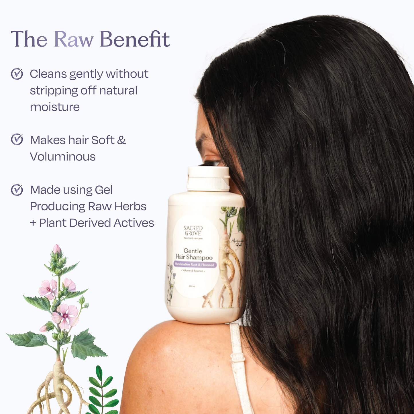 Sacred Grove Marshmallow Root Gentle Hair Shampoo