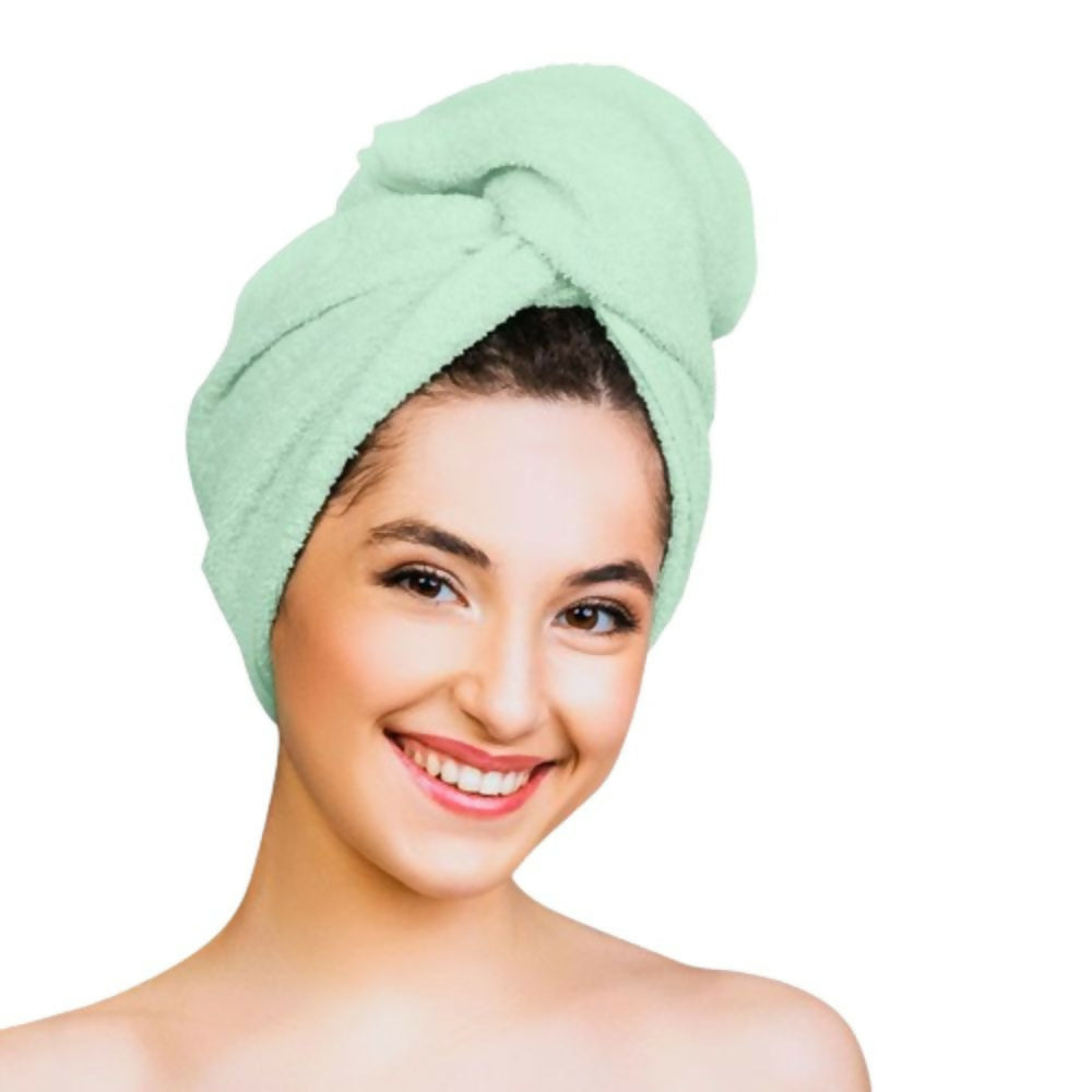 Nykaa Naturals Microfiber Hair Wrap for Frizz Free & Shiny Hair - pink