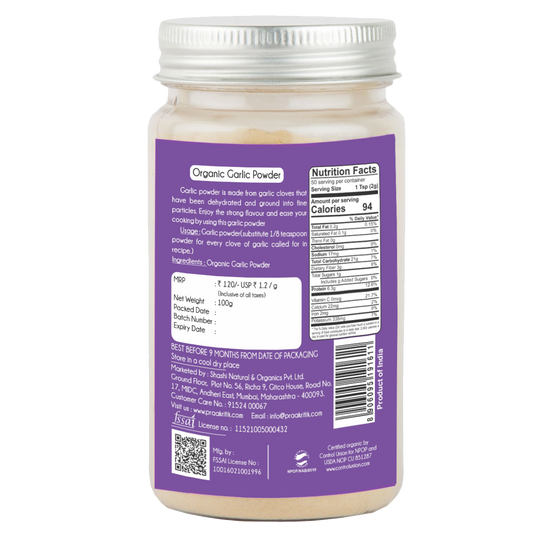 Praakritik Organic Garlic Powder