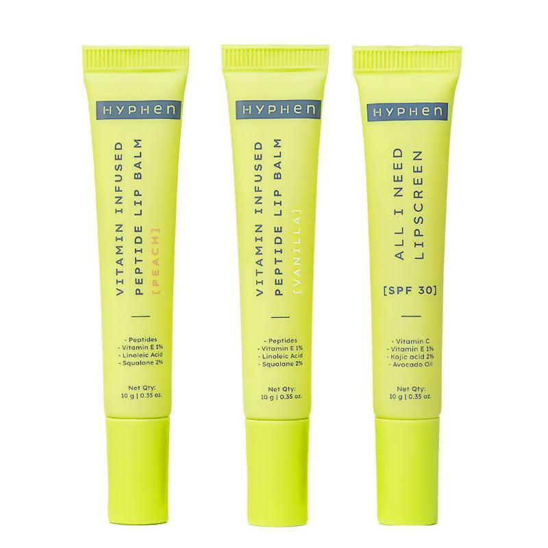 Hyphen By Kriti Sanon Juicy Lips Or Nothing Lip Care Combo For Dry & Chapped Lips, Hydrates & Moisturizes