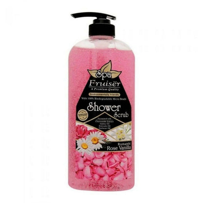 Fruiser Shower Scrub With Rose Vanilla