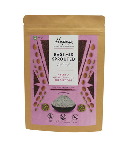 Hapup Ragi Mix Sprouted package on a white background