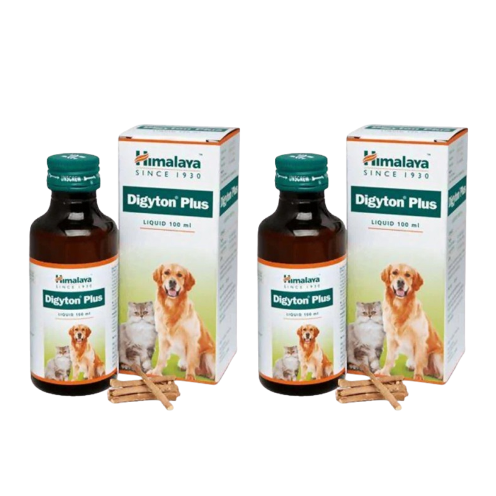 Himalaya Digytan Plus bottles and boxes on a white background
