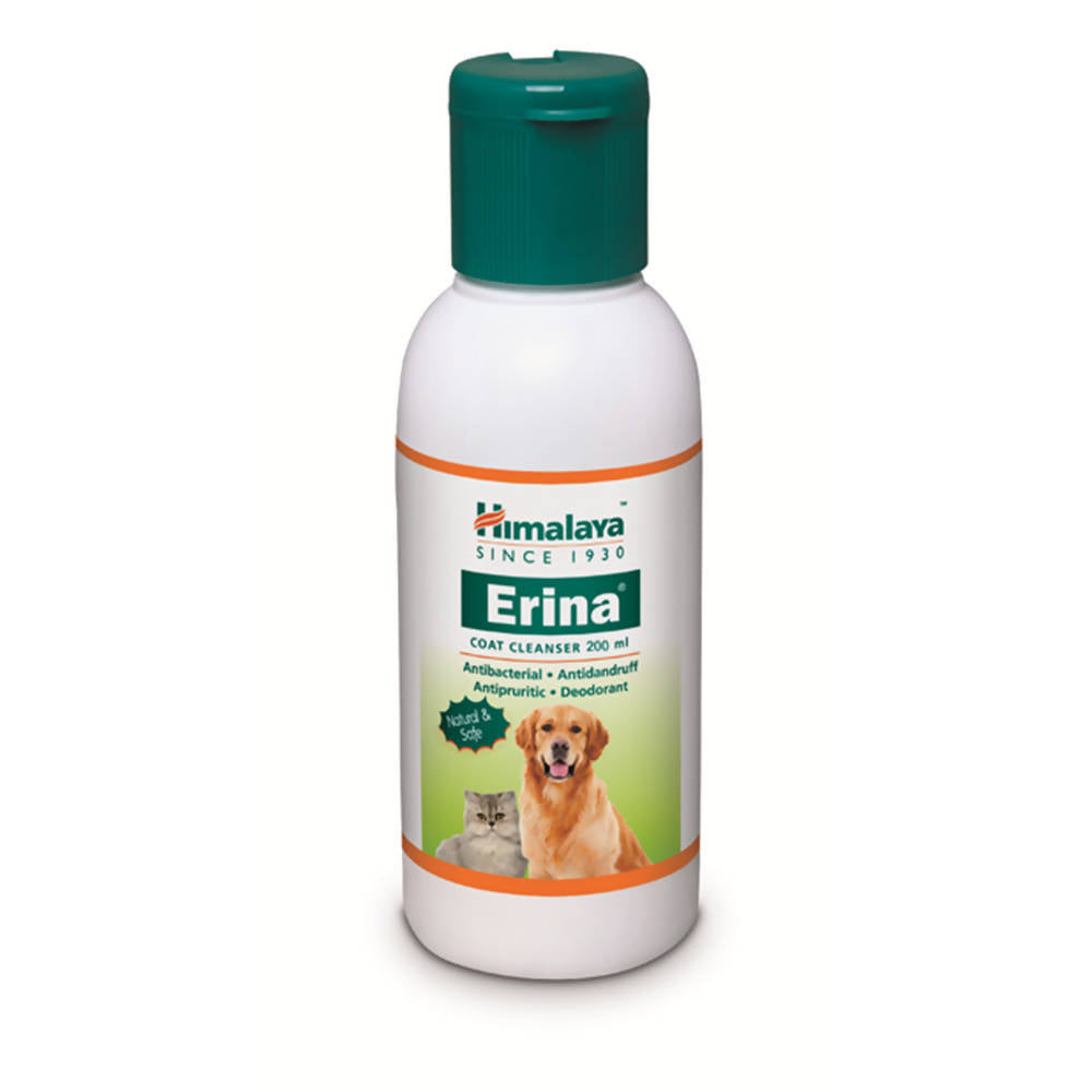 Himalaya Erina coat cleanser bottle on a white background