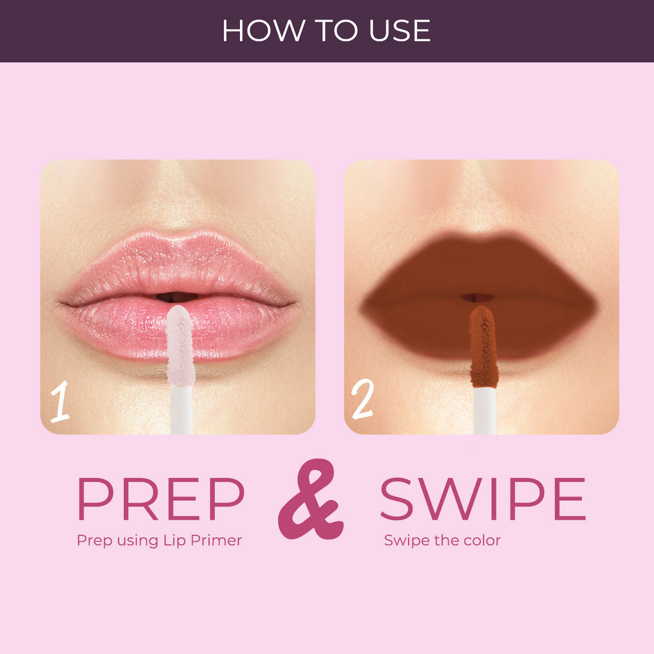 Lotus Make Up Proedit Prep And Swipe Lip Color - PL15-Tripple Berry