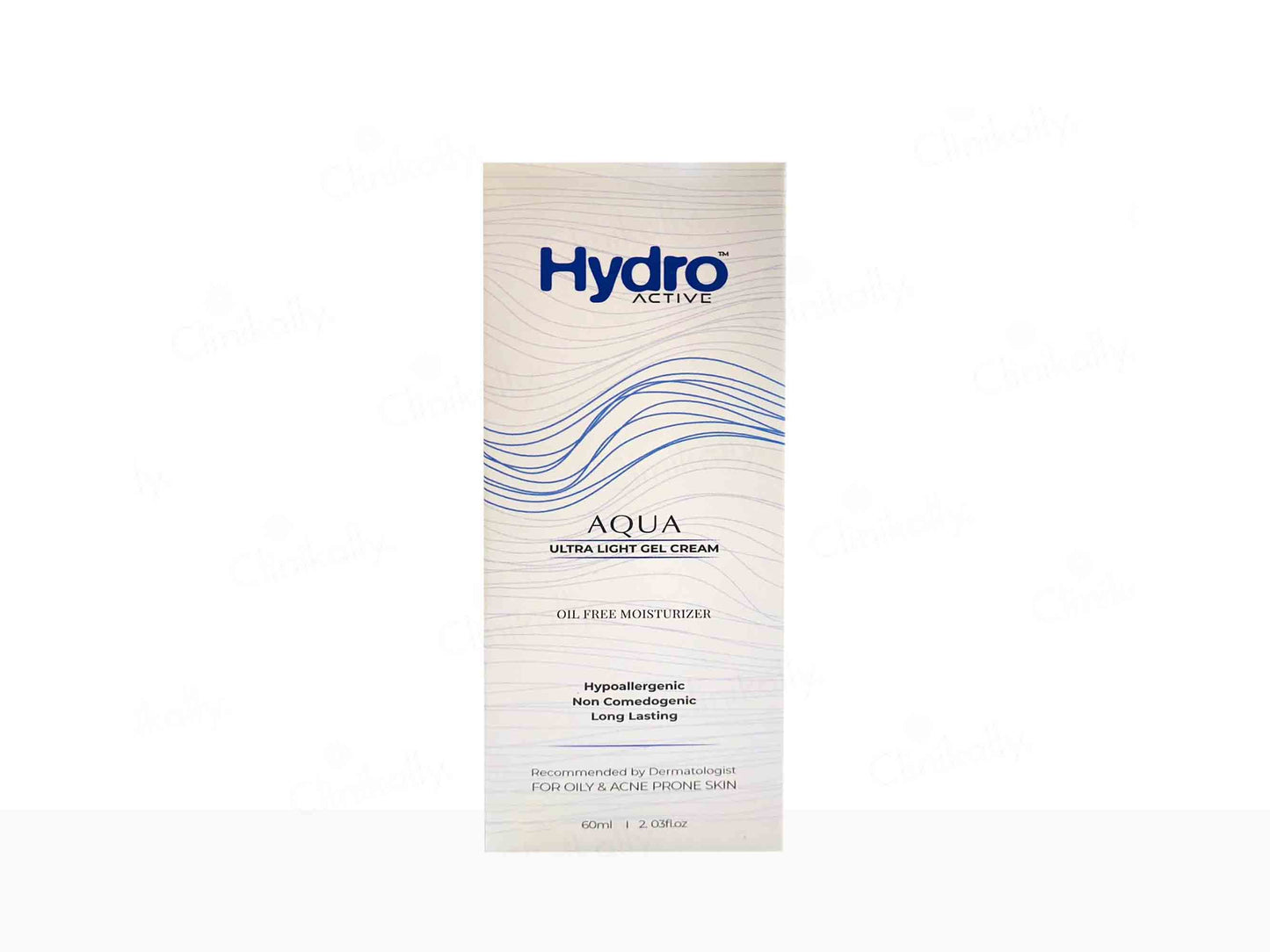 Hydro Aqua ultra light gel cream packaging on a white background