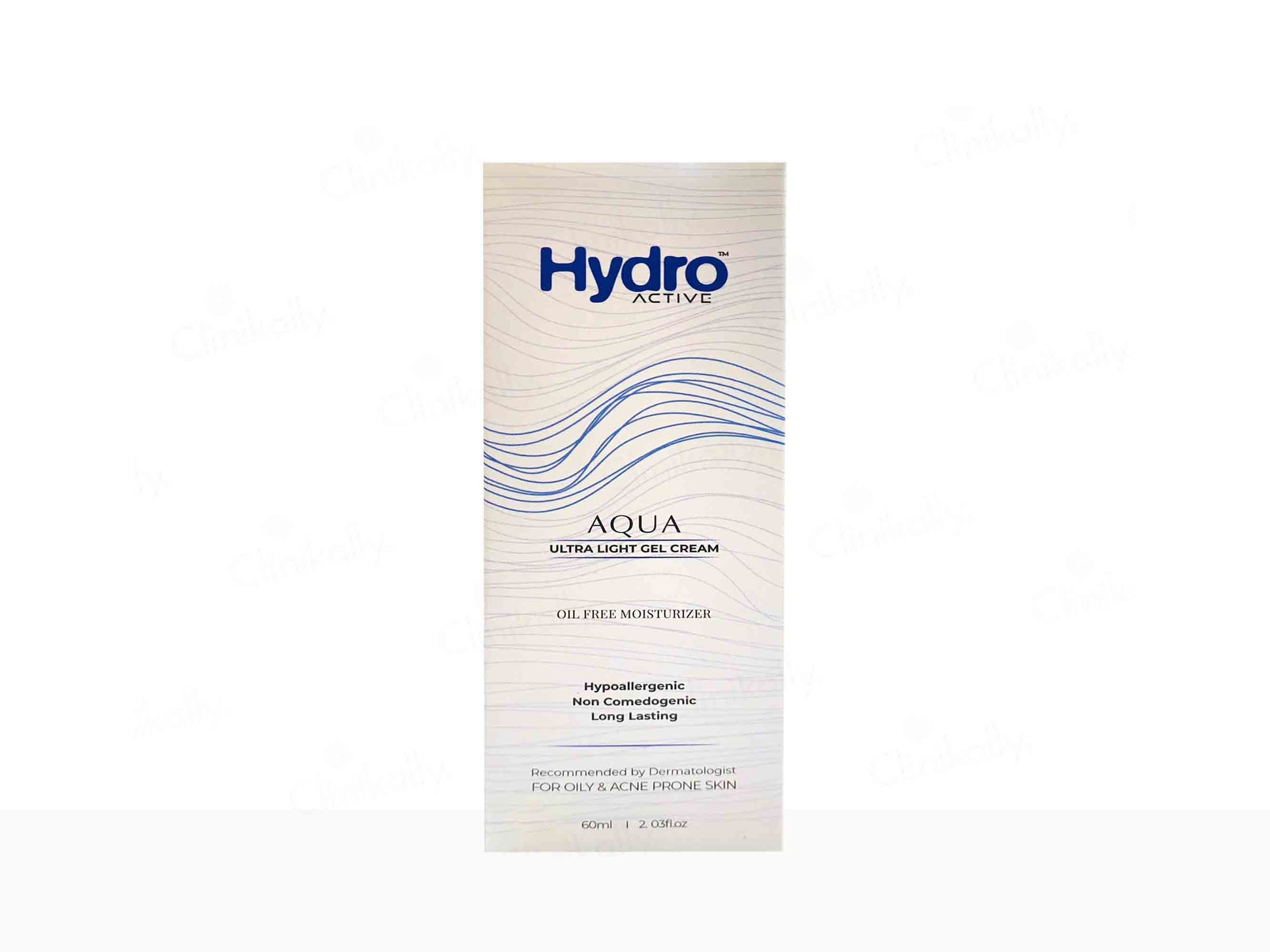 Hydro Aqua ultra light gel cream packaging on a white background