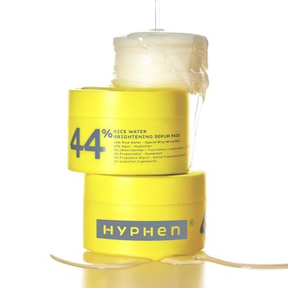 Hyphen Rice Water Brightening Serum Pads with Niacinamide, 50 Pads