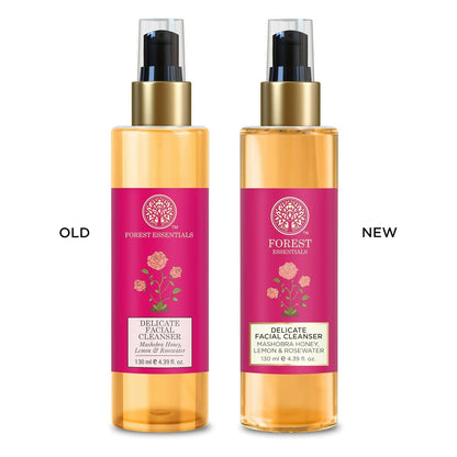 Forest Essentials Delicate Facial Cleanser - Honey, Lemon & Rosewater