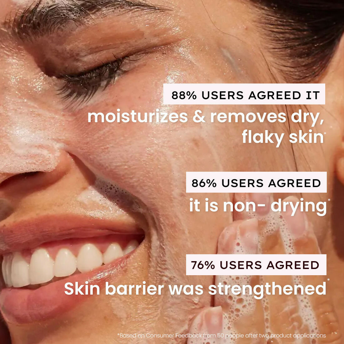 Hyphen By Kriti Sanon Moistuzing Creamy Cleanser, Hydration & Gentle Cleansing For Dry Skin
