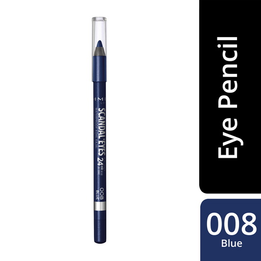 Rimmel London Scandaleyes Waterproof Kohl Kajal Liner Blue | Smudge-proof | 24hr Wear | Vibrant