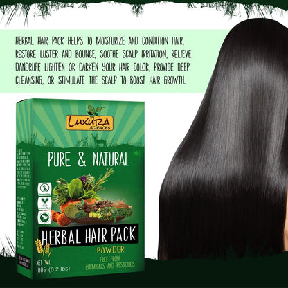 Luxura Sciences Natural Hair Pack For Dry Hair