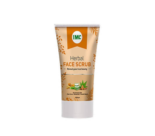 IMC Herbal Face Scrub tube on a white background