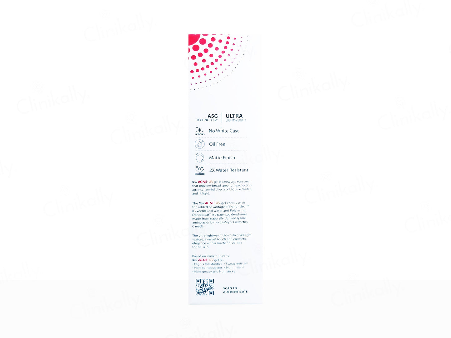 IPCA Acne-UV Advanced Light Protection Silicone Sunscreen Gel SPF 50+ PA++++