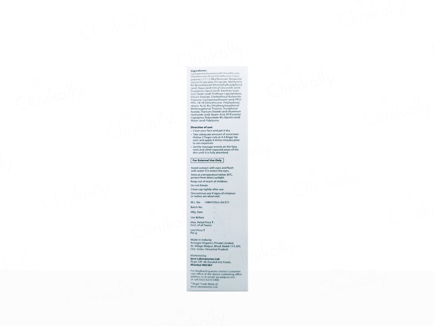 IPCA Acne-UV Silicone Sunscreen Gel SPF 30 PA+++