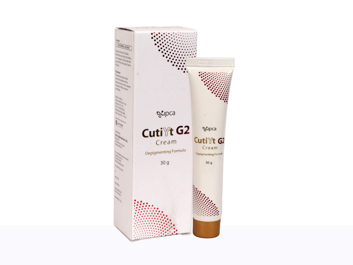 Cutifit G2 cream tube and packaging on a white background
