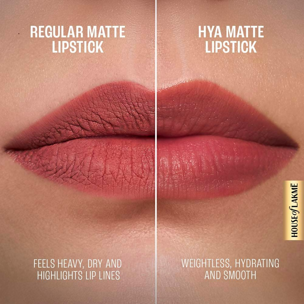 Lakme 9to5 Hya Matte Liquid Lipstick + Hyaluronic Acid - Afterhours Wine