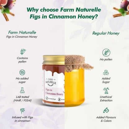 Farm Naturelle Figs in Cinnamon Honey Sweet & Healthy Delight