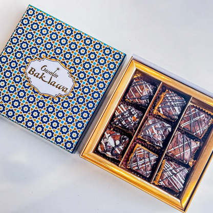 Gwalia Sweets Chocolate Square Baklawa