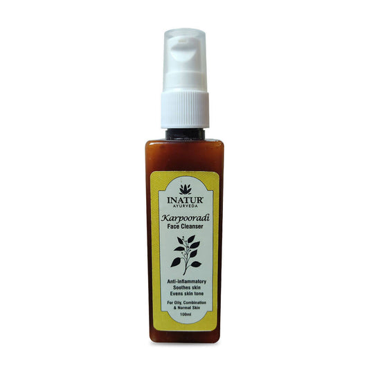 Brown bottle with white spray nozzle and yellow label on a white background