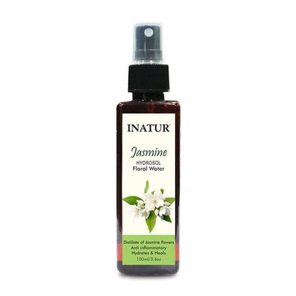 INATUR Jasmine Hydrosol Floral Water bottle on a white background