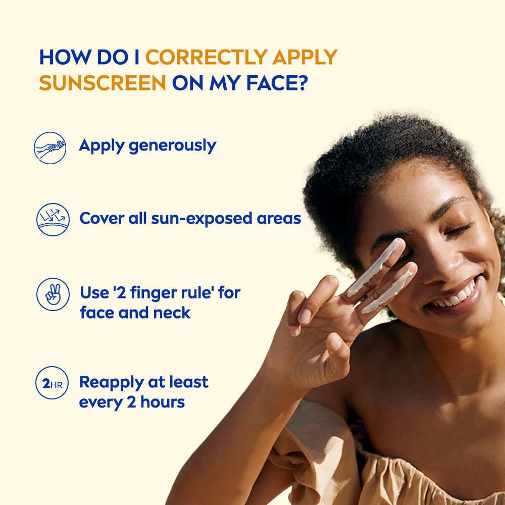 Nivea Sun Shine Control SPF 50 Sunscreen Ultra Matte, No White Cast, Instant UV Protection
