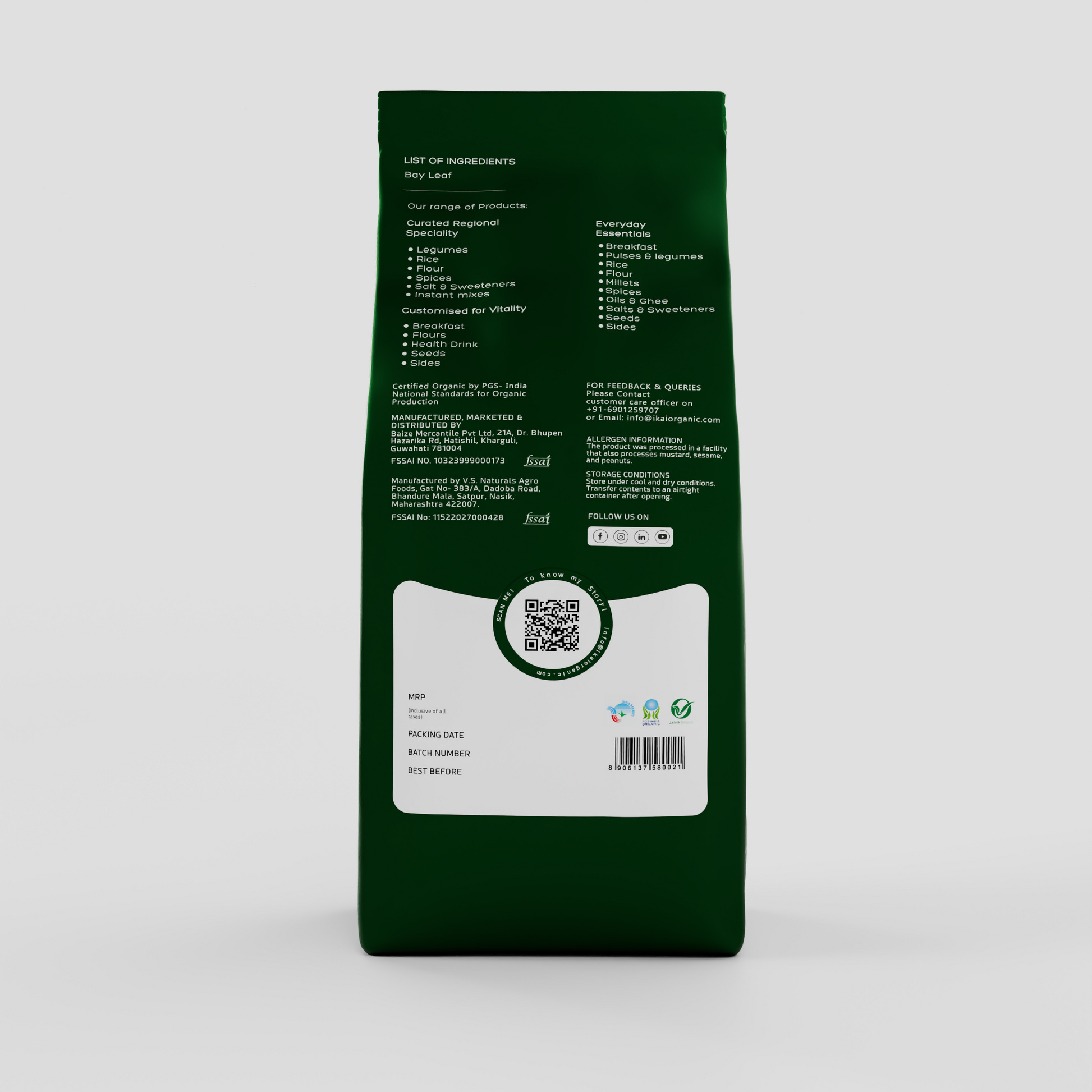 IKAI Natural Tej Pata/Bay Leaf