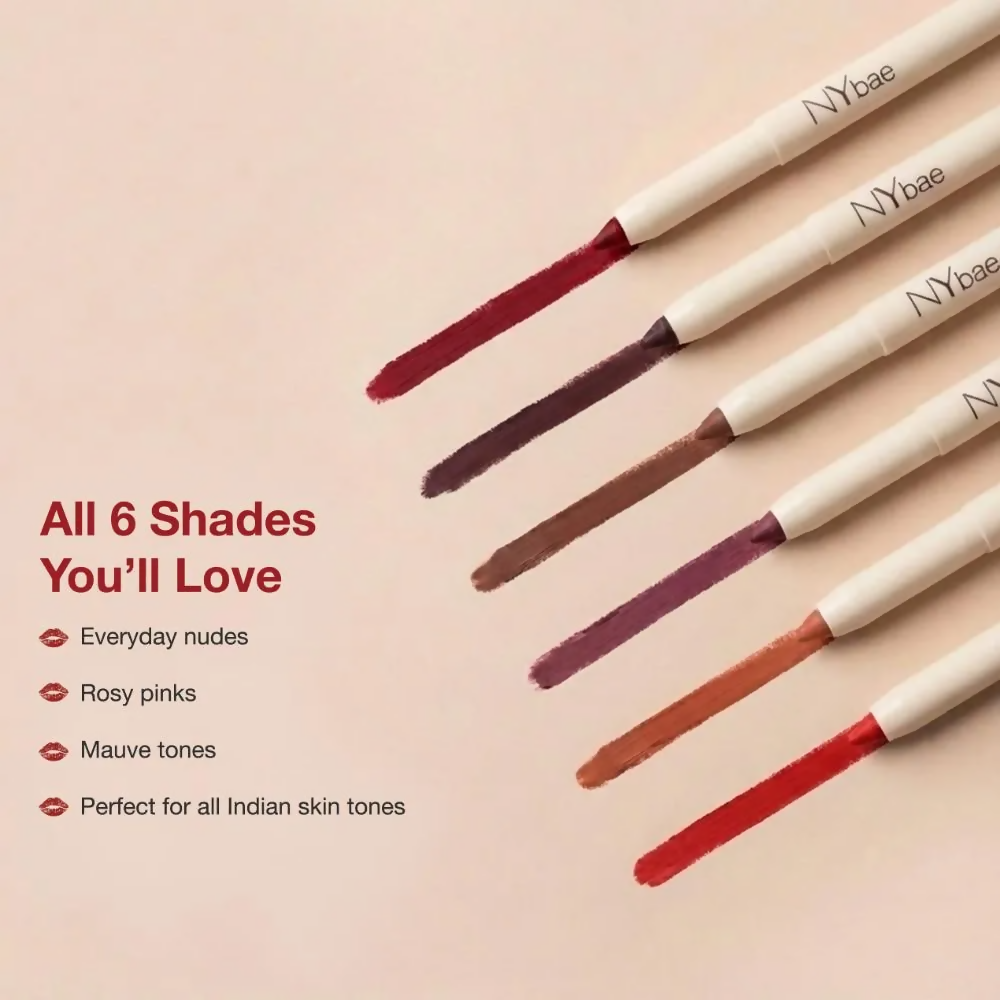 NY Bae 2-in-1 Lip Liner & Lip Colour - Kashmiri Mirch