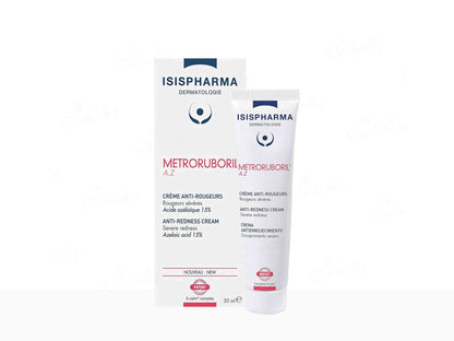 ISISPHARMA Metroruboril A2 anti-redness cream packaging on a white background
