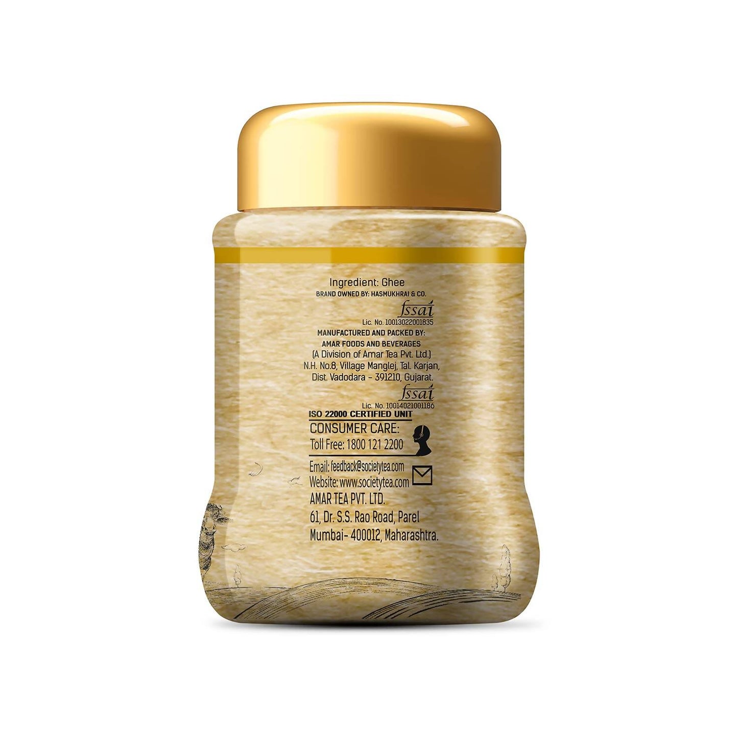 Society Desi Ghee | 100% Pure and Natural | Desi Ghee | Highly Nutritious | Traditional Curd-Churned