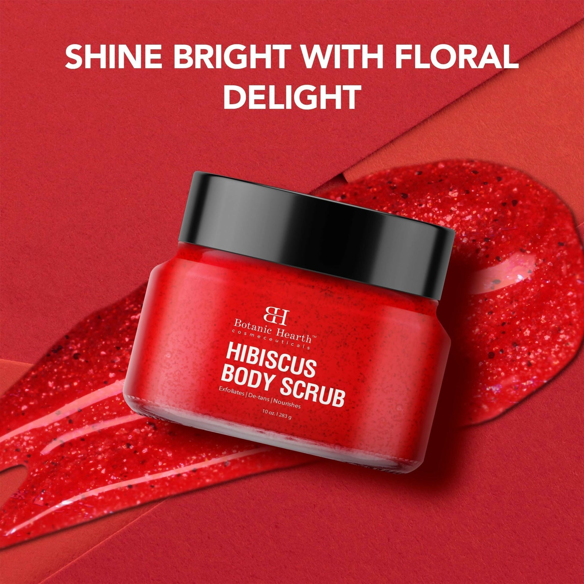 Botanic Hearth Hibiscus Body Scrub For Brighter, Smoother, Hydrated &amp; Moisturized Skin
