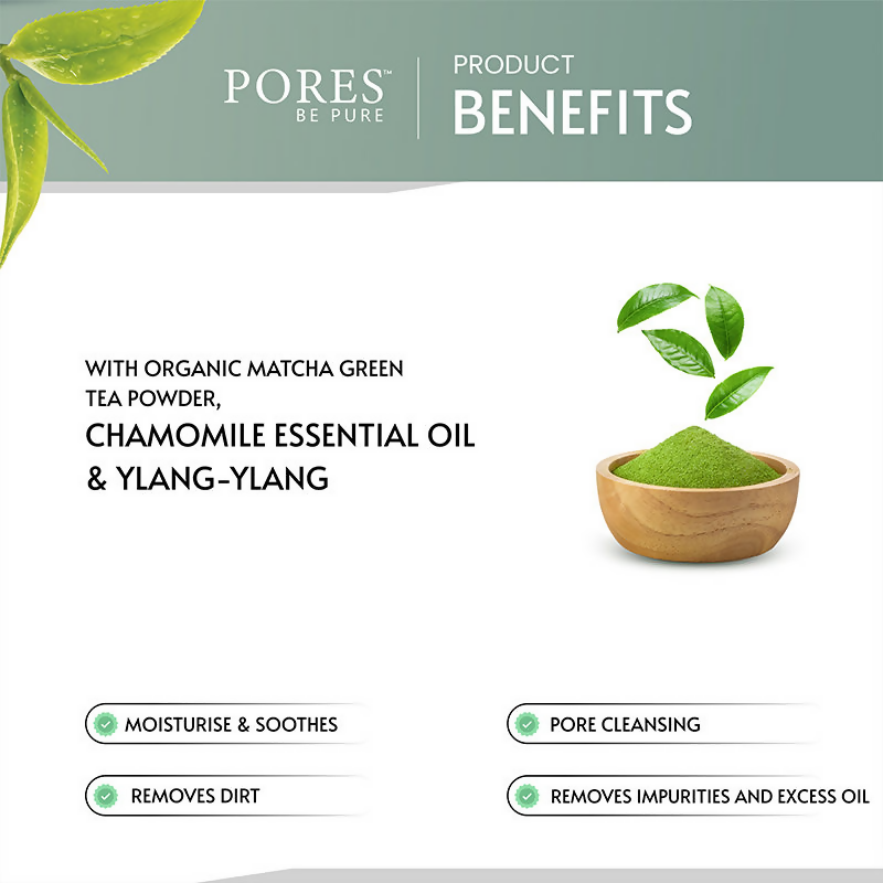 Pores Be Pure Matcha Green Tea Purifying Face Wash