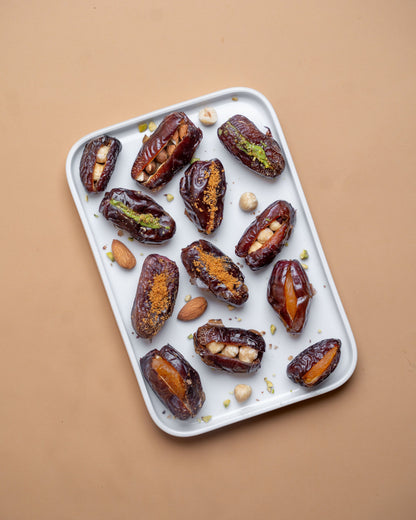 Gourmet Baklava Assorted Stuffed Dates Treat Box 24Pieces