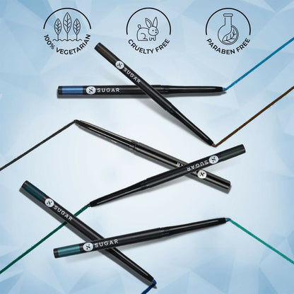 Sugar Cosmetics Kohl of Honour Intense Kajal Upto 12 hrs, Long Lasting, Smudge Proof & Waterproof Kajal - 02 Brown Bag