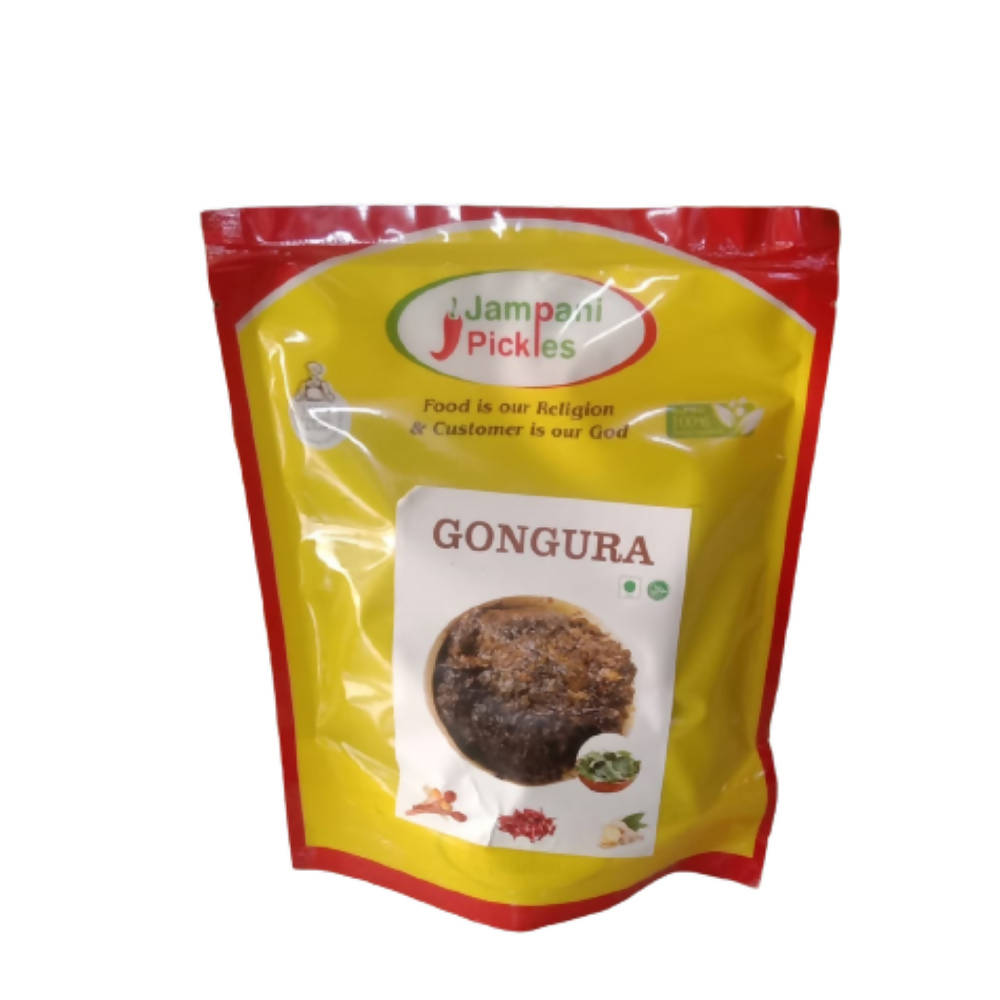 Packaged food item with Jampaal Pickles branding on a white background