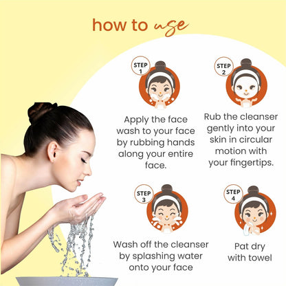 Globus Remedies Anti Ageing Globus Naturals Anti-Ageing Skin Brightening Vitamin C Face Wash
