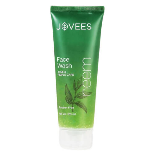 Jovees Neem Face Wash tube on a white background