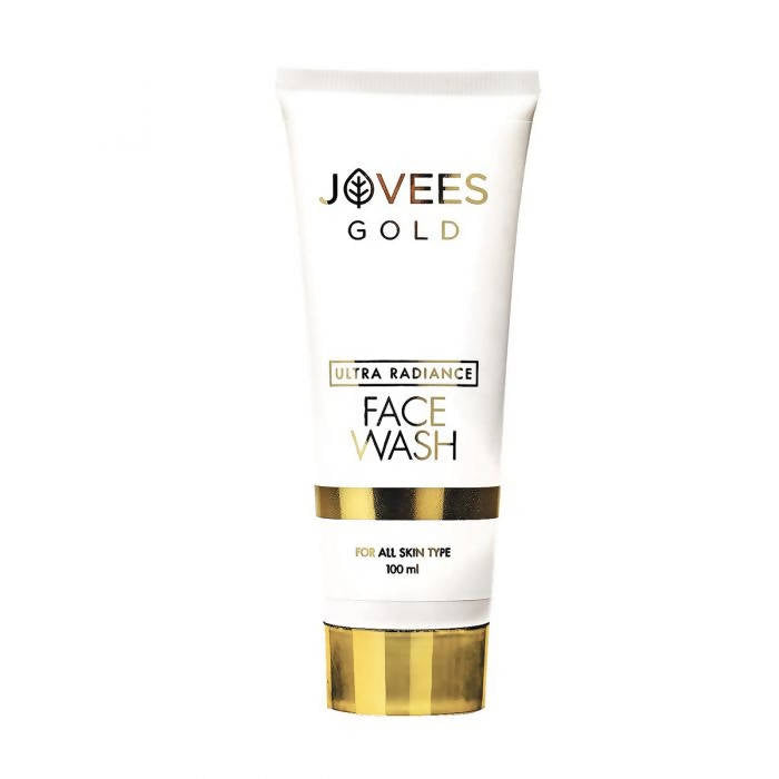 Jovees Gold Ultra Radiance Face Wash tube on a white background