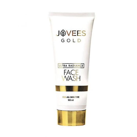 Jovees Gold Ultra Radiance Face Wash tube on a white background