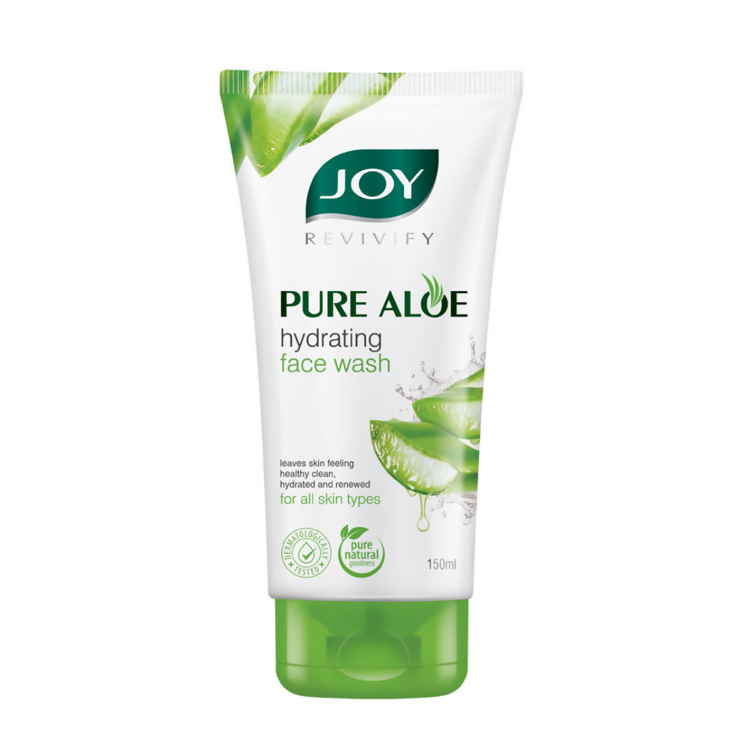Tube of Joy Pure Aloe Hydrating Face Wash on a white background