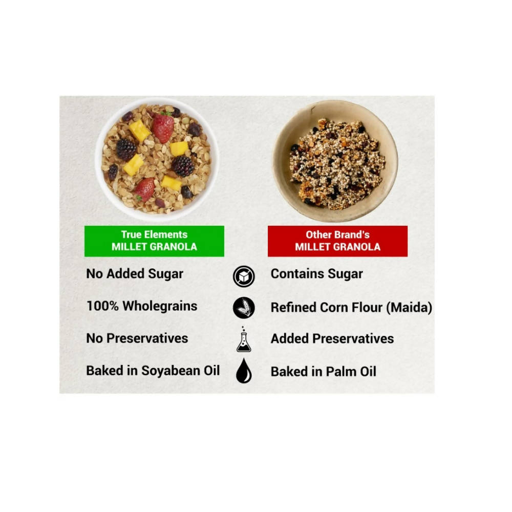 True Elements Millet Granola