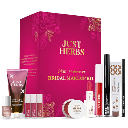 Just Herbs 9-Piece Wedding Makeup Kit for Women